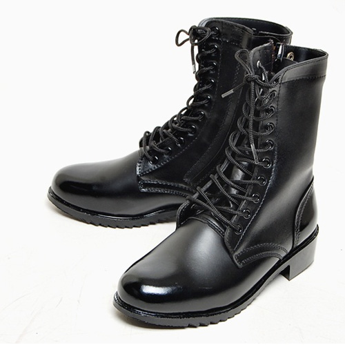 긴목 군화 남성 워커 부츠 키높이 신발 (블랙) (1020)