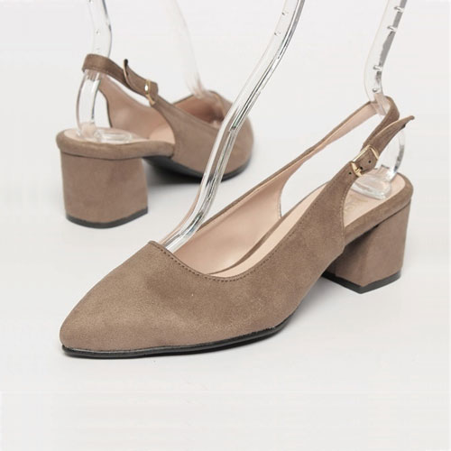 25997 리카뽀삐 여성 신발  정장구두 슈즈 낮은굽 슬링백 샌들 (6.0 cm)
