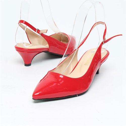 33523 비스타 여성 신발 오픈 슈즈 미들힐 편안한 슬링백 샌들 (4.0 cm)