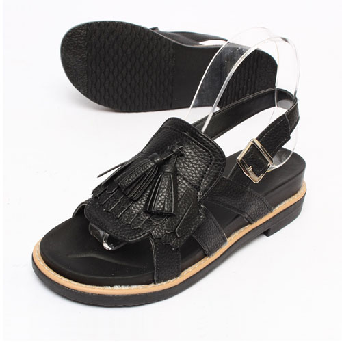 35517 세화 태슬 여성 여름 신발 캐주얼 샌들 슬리퍼(4.0 cm)