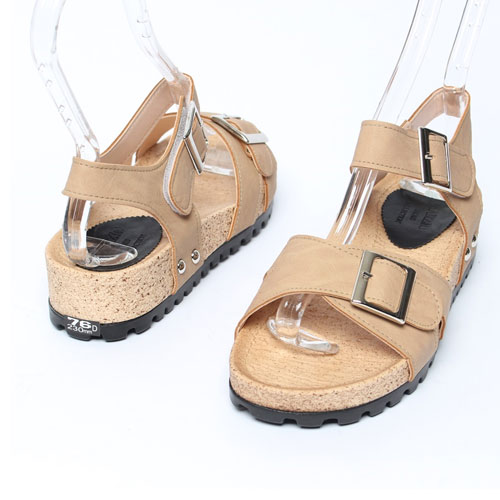 36310 버클 여성 편안한 여름 신발 캐주얼 샌들 슬리퍼 (4.5 cm)