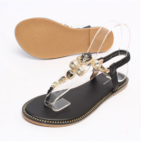 37268 여성 여름 신발 낮은굽 조리 편한한 쪼리 슬리퍼 샌들(1.0 cm)