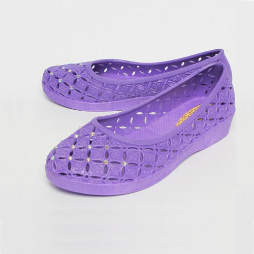 37046 여성 신발 젤리 슈즈 여름 샌들 단화 (3.0 cm)