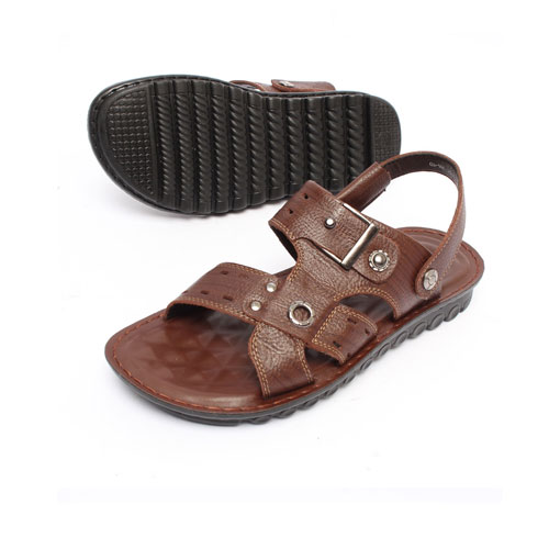 36687 가죽 남성 여름 편안한 신발 캐주얼 샌들 슬리퍼 (3.0 cm)