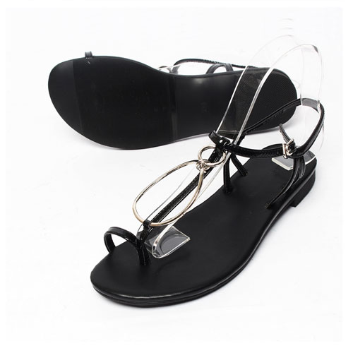 37906 여성 여름 신발 낮은굽 조리 편한한 쪼리 슬리퍼 샌들 (2.0 cm)