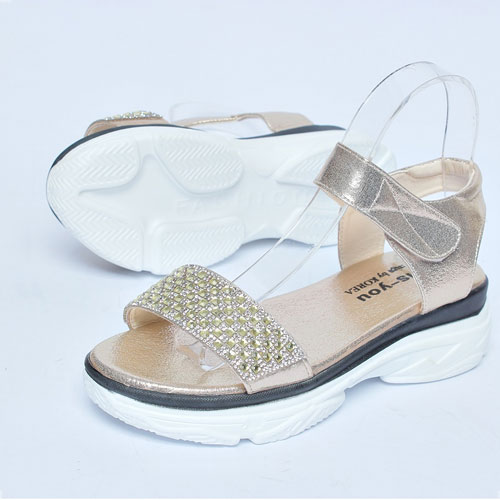 37685 핫피스 여성 여름 신발 통굽 샌들 슈즈 (5.0 cm)