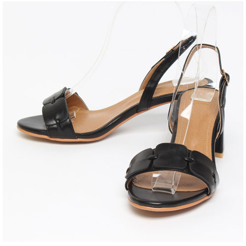 36856 여자 여름 신발 여성 미들굽 스트랩힐 샌들  (6.0 cm)