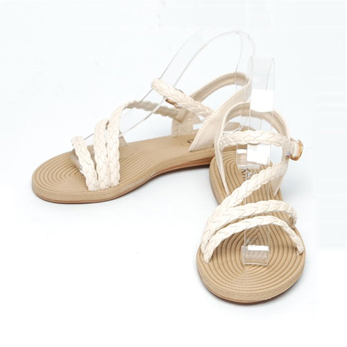 22919 연 여성 여름 신발 편안한 플랫 스트랩 샌들 (2.0 cm)