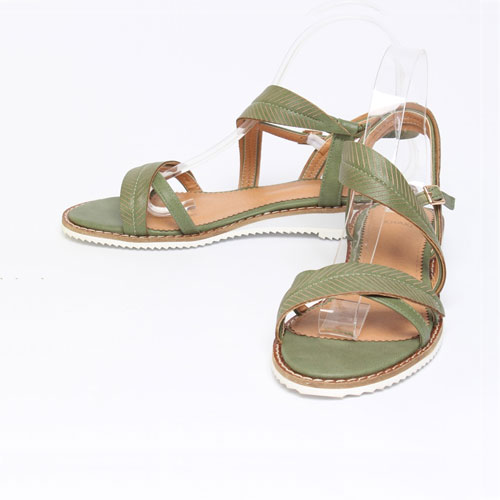 36998 여성 여름 신발 편안한 플랫 스트랩 샌들 (2.5 cm)