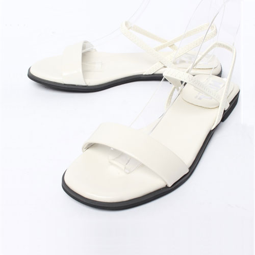 37883 여성 여름 신발 편안한 플랫 스트랩 샌들 (1.5 cm)