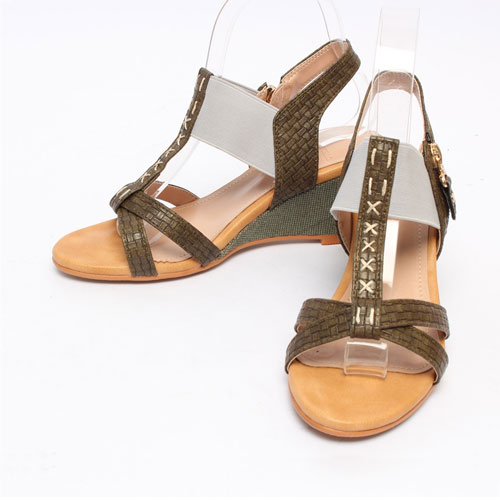 36926 여성 여름 신발 통굽 웨지힐 샌들 (6.5 cm)