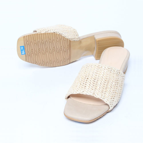 39272 듀플 여성 여름 신발 편안한 낮은굽 뮬 슬리퍼 (2.0 cm)