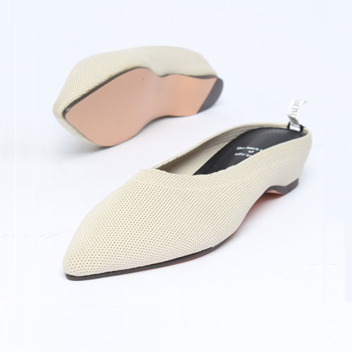 36004 스판 여성 봄 정장 신발 낮은굽 슬리퍼 캐주얼 블로퍼 (3.5 cm)