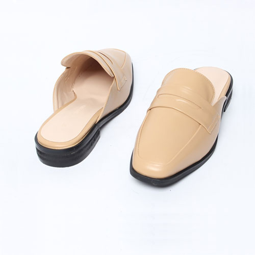 39306  여성 봄 신발 낮은굽 슬리퍼 캐주얼 블로퍼 (2.0 cm)