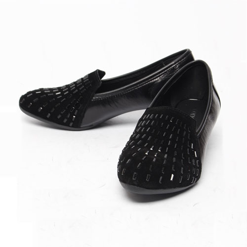 40378 사선 보석패턴 여성 신발 정장 구두 미들굽 미들힐 펌프스 (4.0 cm)