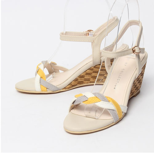 38875 여성 여름 신발 편안한 통굽 웨지힐 샌들 (7.0 cm)