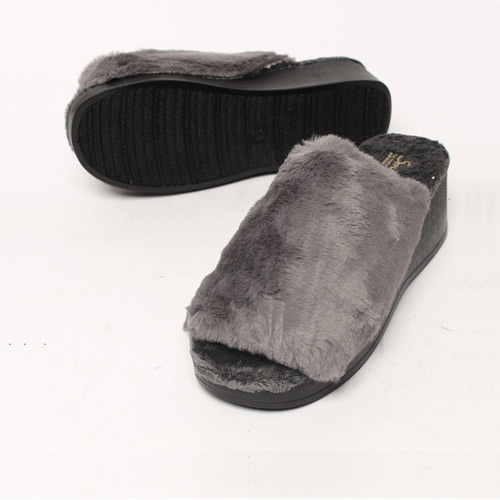 42160 올털 토오픈 여성 겨울 신발 방한 털 슬리퍼(5.0 cm)