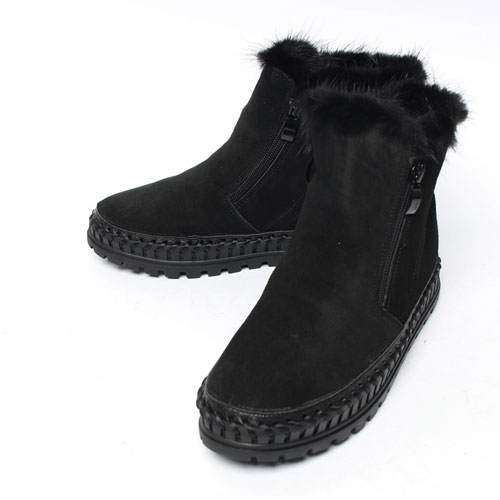 44356 라인지퍼 여성 신발 겨울 운동화 발목 하이탑 스니커즈(2.5 cm)
