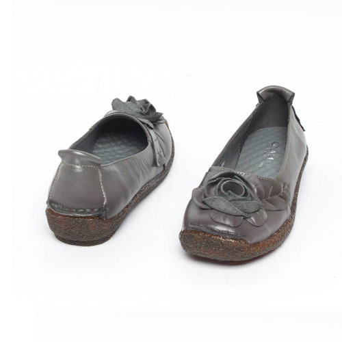 45863 로즈패치 여성 신발 편안한 엄마신발 가죽 단화 (3.0 cm)