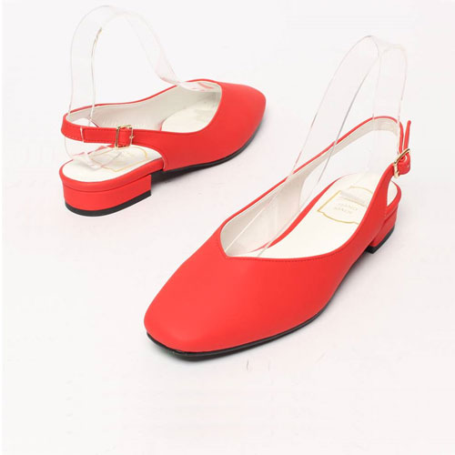 45557 V라인 사각코 여성 신발 오픈슈즈 슬링백 샌들 (2.0 cm)