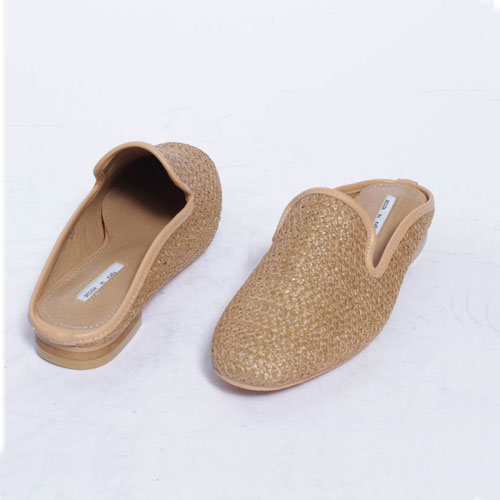 47228 짚 여성 신발 낮은굽 슬리퍼 플랫 블로퍼 (1.5 cm)