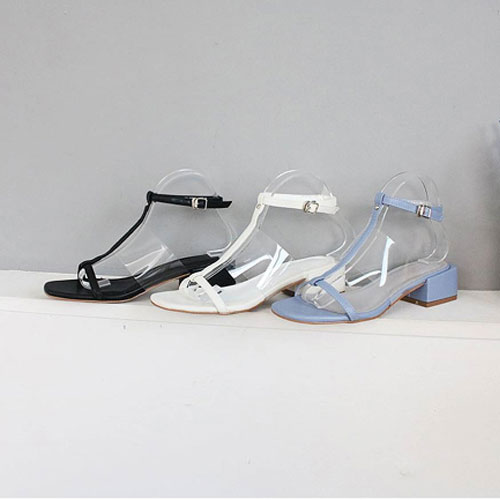 48265 삼색 센터라인 여성 캐주얼 편안한 여름 신발 샌들 (4.0 cm)