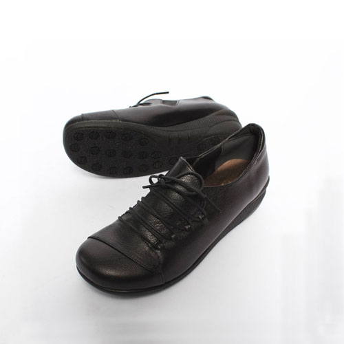 47752 납작등 여성 신발 구두 발편한 낮은굽 가죽 단화 (4.5 cm)