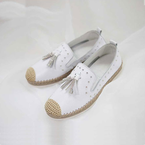 48561 장식 포인트 테슬 여성 신발 캐주얼 단화 로퍼 (2.5 cm)