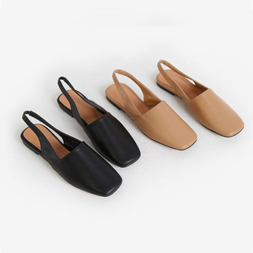 사각 슬림 라인 여성 신발 캐주얼 샌들 슬링백 (2.0 cm)