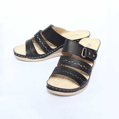 물결 여성 여름 신발 편안한 통굽 웨지힐 샌들 (7.0 cm)