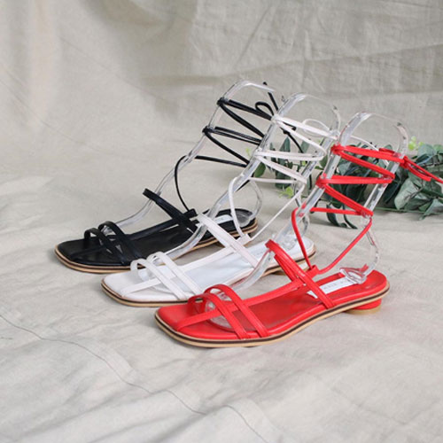사각코 스트랩 여성 캐주얼 편안한 여름 신발 글레디에이터 샌들 (2 cm)