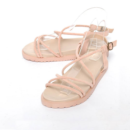 크로스 라인 여성 여름 신발 편안한 스트랩 샌들 (3.5 cm)