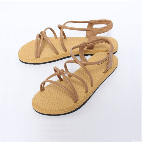 여성 여름 신발 편안한 플랫 낮은굽 스트랩 샌들 (1.5 cm)
