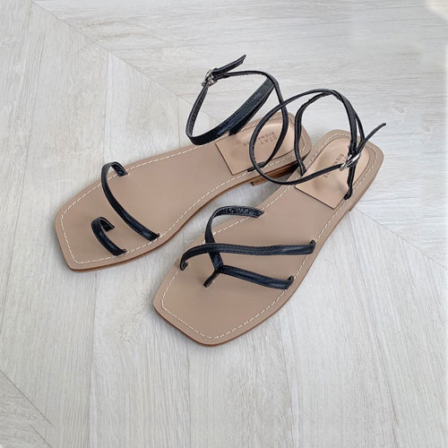 슬림 여성 여름 신발 편안한 스트랩 샌들 (1.5 cm)