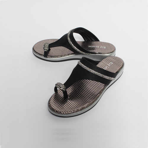 엄지큐빅 여성 여름 신발 슬리퍼 캐주얼 쪼리 (3.5 cm)