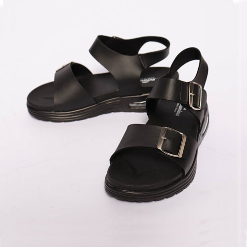 심플 투벨트 남성 여름 편안한 신발 캐주얼 슬리퍼 샌들 (5.0 cm)
