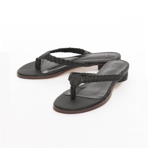 꼬임 여성 여름 신발 플랫 슬리퍼 쪼리 (3.5 cm)