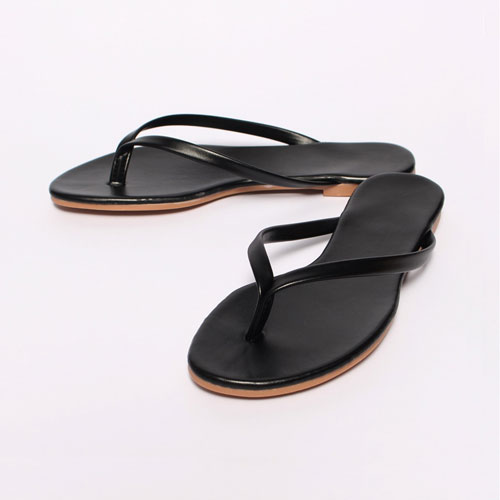 민자 심플 여성 여름 신발 쪼리 슬리퍼 (1.0 cm)