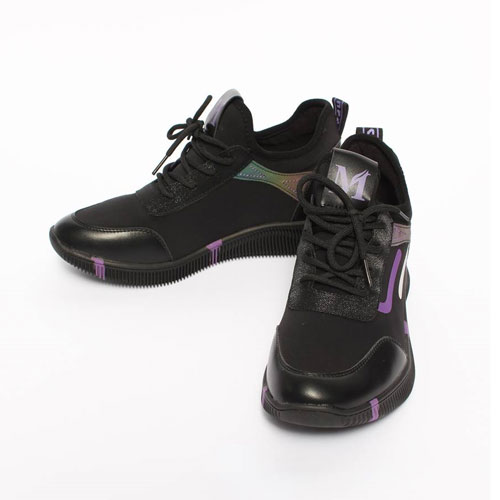 컬러 포인트 여성 신발 캐주얼 패션 운동화 (3.5 cm)