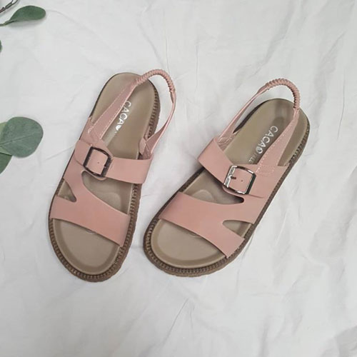 버클 여성 여름 신발 캐주얼 샌들 (4.0 cm)