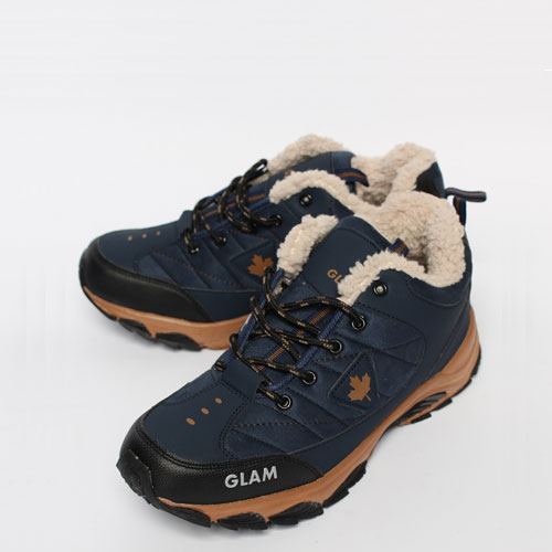 블랙레드 남성 겨울 등산 신발 털 트래킹화 등산화 (5.0 cm)