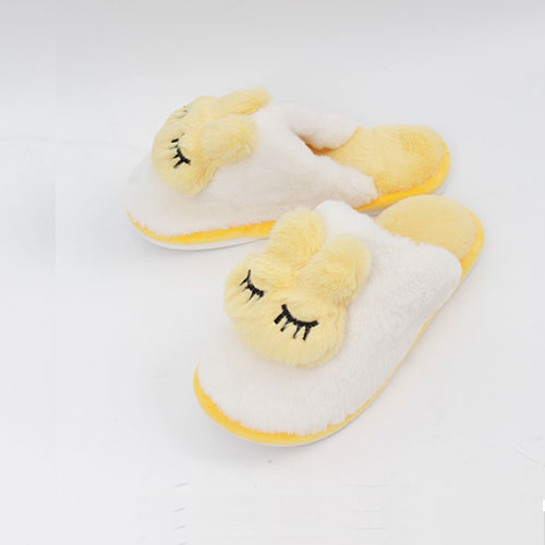 토끼 여성 실내 편안한 슬리퍼 털 실내화 (2.0 cm)