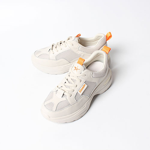 스타 오렌지 여성 신발 키높이 캐주얼 운동화 (6.0 cm)