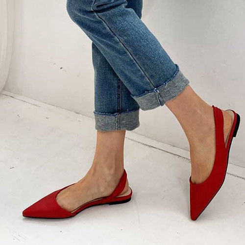 꽈배기 뒷끈 여성 신발 샌들 오픈슈즈 슬링백 (1.5 cm)