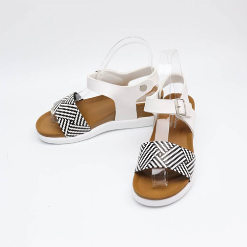 패턴 여성 여름 신발 스트랩 여름 샌들(5.0cm)