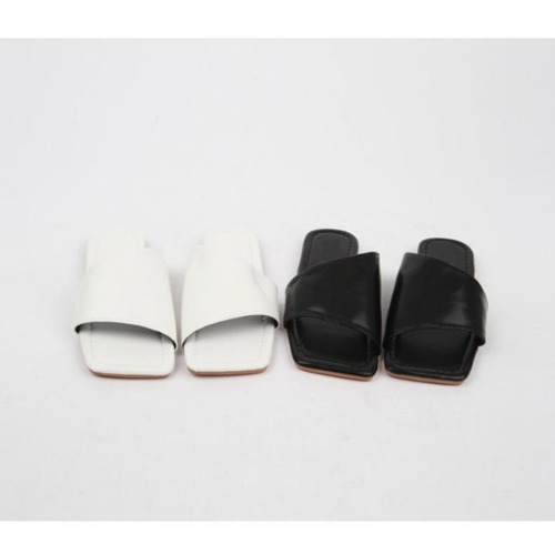 사선 스트랩 사무실 패션 슬리퍼 여성 신발 (1cm)