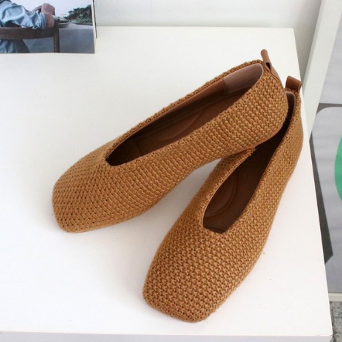 패브릭 데일리 플랫 캐주얼 단화 여성 신발 (1.0cm)