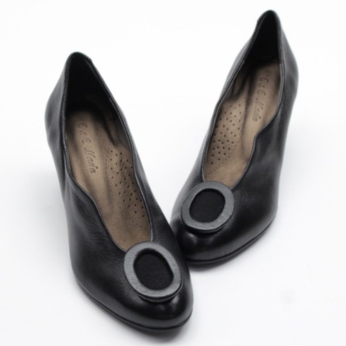 여자 물결 정장 패션 데일리 미들굽 신발 (6cm)