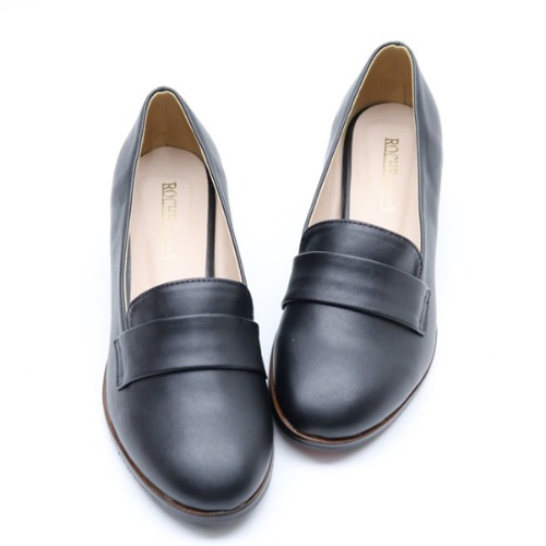 빅사이즈 여성 단정한 면접 구두 회사원 정장 신발(5cm)