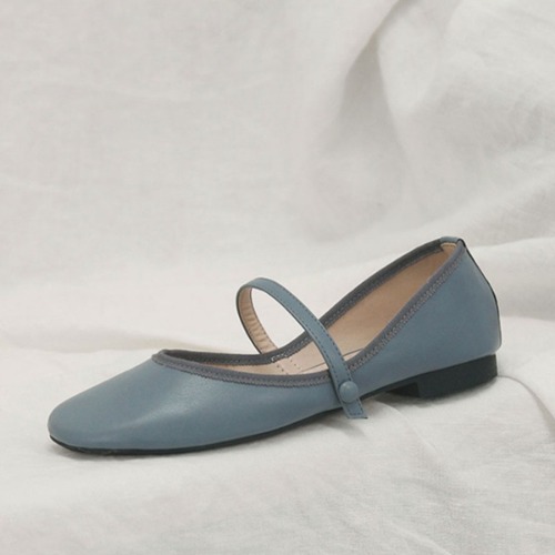 캐주얼 패션 메리제인 플랫 슈즈 봄 신발 (1cm)